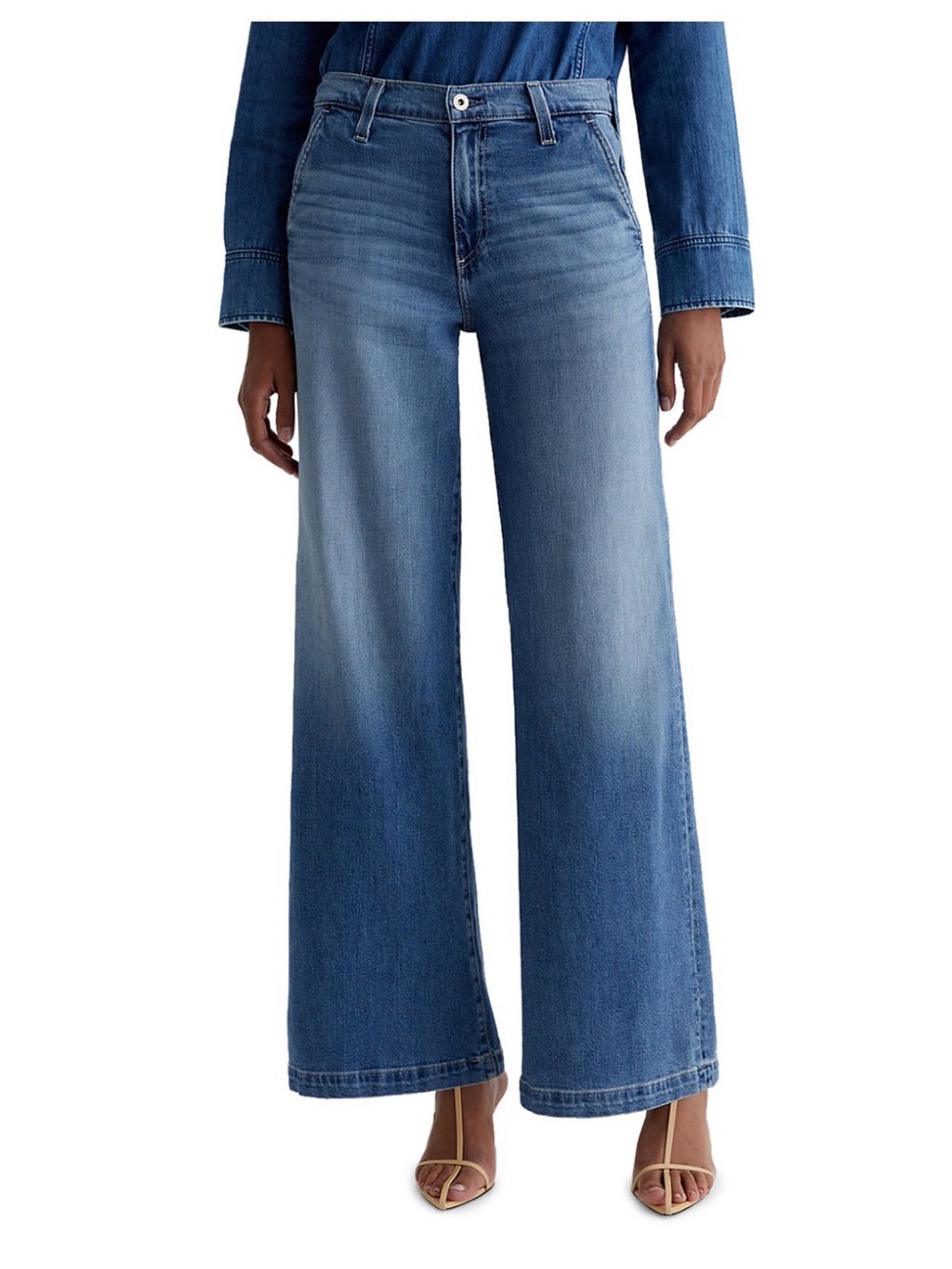 Ag Jeans Stella Low Slung Palazzo jeans sz 25